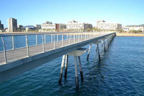 Pont del petroli, badalona, Hiszpania — Zdjęcie stockowe