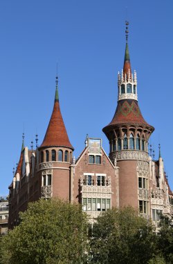 Casa de les punxes veya casa terrades Barselona, İspanya