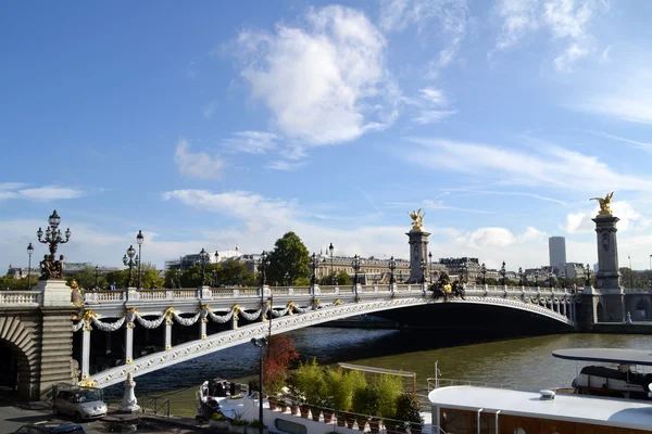 A ponte Alexander em Paris — Fotografia de Stock