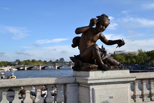 Puente Alejandro en París, Francia —  Fotos de Stock