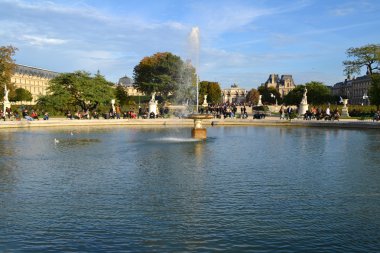 Tuileries bahçesinde Paris, Fransa