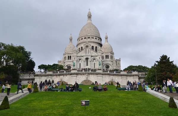 Basilique of Sacre Coeur in Paris, France — Stock Photo, Image