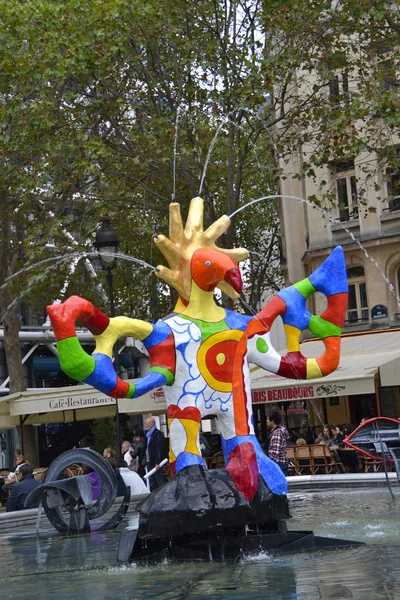 Stravinsky çeşme de paris, Fransa Telifsiz Stok Fotoğraflar