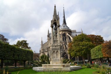 Paris, Fransa 'daki Notre dame Katedrali