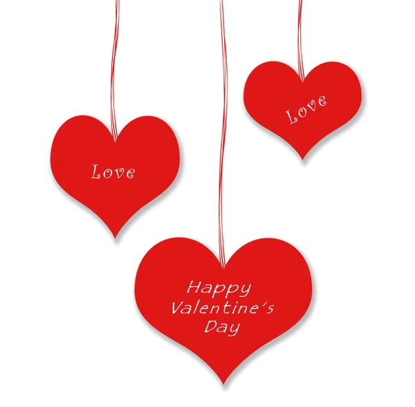 Dag van de gelukkige Valentijnskaart — Stockfoto