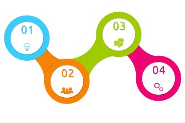 daireler ile soyut tasarım