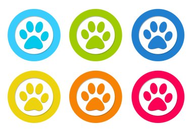 evde beslenen hayvan ayak simgesi olan simgeler