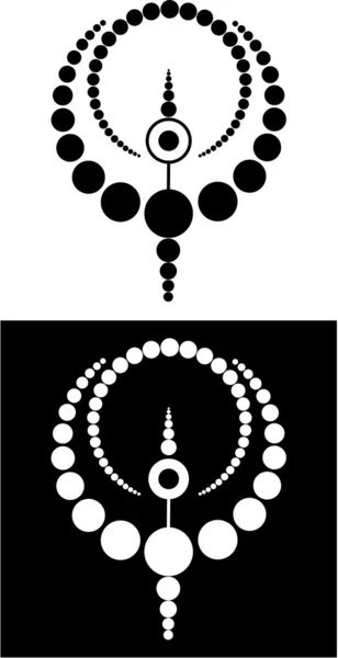 Кругове коло обрізання design.cdr — стоковий вектор