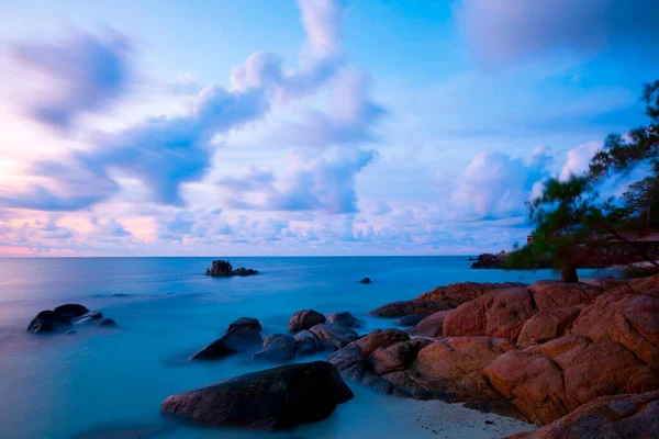 Vista Natura Con Cielo Mare — Foto Stock