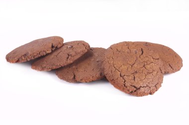 Çikolata parçacıklı kurabiye.