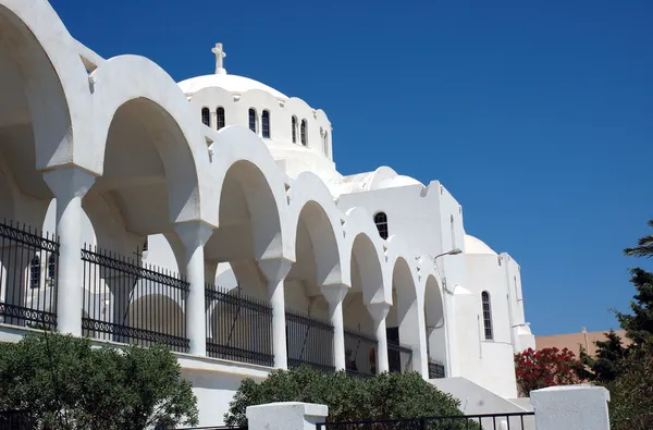 Iglesia en la isla griega —  Fotos de Stock