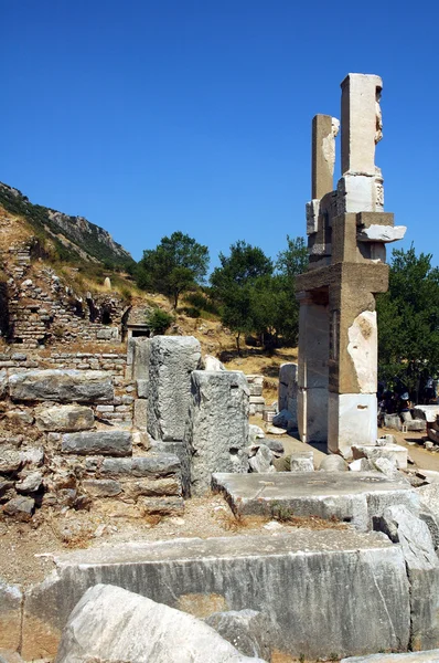 Ruines romaines à Ephèse en Turquie — Photo