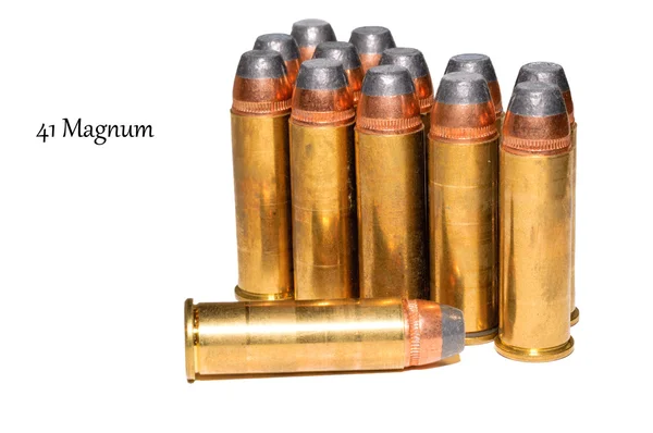 41 Magnum ammunition — Stock Photo, Image