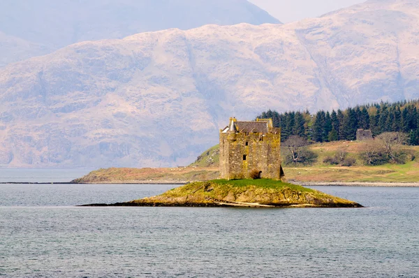 Stalker castillo una isla castillo en Escocia —  Fotos de Stock