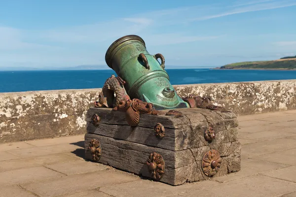 Culzean Kalesi, 1773 cannon — Stok fotoğraf