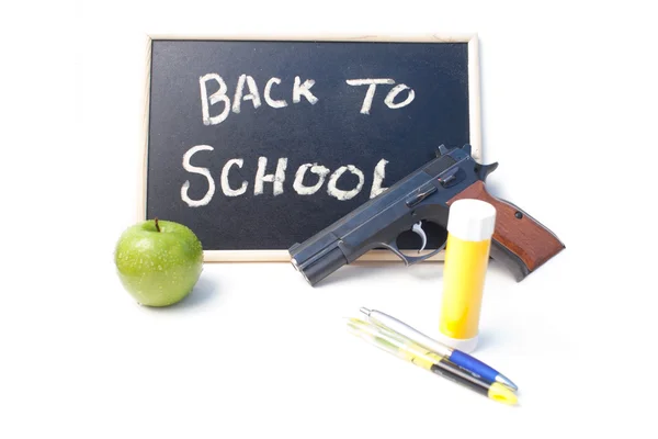 Back to school blackboard — Stock Photo, Image