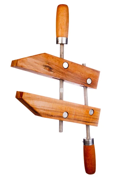 Wooden clamp — Stock Photo, Image