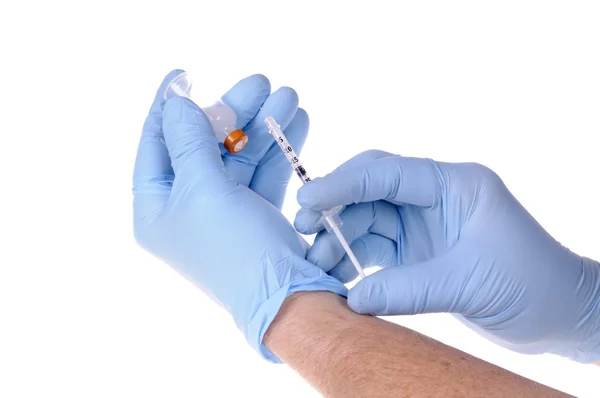 Insulin injection — Stock Photo, Image