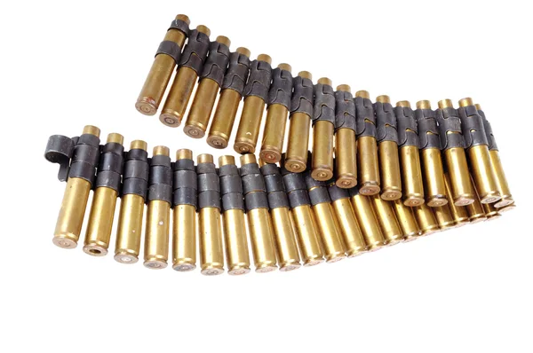 Machine geweer munitie — Stockfoto