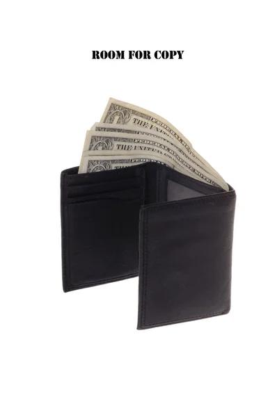 Billetera con dinero —  Fotos de Stock