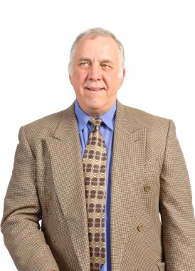 gülümseyen iş adamı