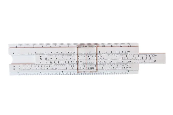 Antique slide rule — Stock Photo, Image