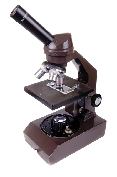 使用される顕微鏡 — ストック写真
