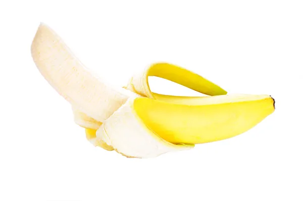 Banane geöffnet — Stockfoto