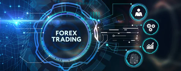 Forex Trading Nieuw Bedrijfsconcept Bedrijfsconcept Technologie Internet Netwerk — Stockfoto