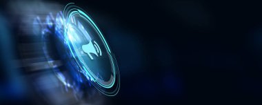 İş, Teknoloji, İnternet ve ağ konsepti. Dijital Pazarlama içerik planlama reklam stratejisi kavramı 3D illüstrasyon