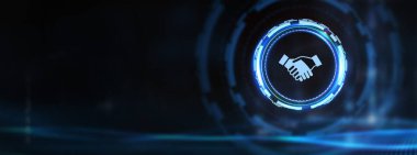 İş, Teknoloji, İnternet ve ağ konsepti. Kitle fonlu yatırım girişimi sermayesi başlat. Girişim3d illüstrasyon