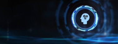 İş, Teknoloji, İnternet ve ağ konsepti. E-öğrenme eğitimi. İnternet teknolojisi web kursları kavram 3D illüstrasyon