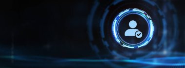 İş, Teknoloji, İnternet ve ağ konsepti. İnsan Kaynakları İK yönetimi personel alımı kafa arama konsepti 3D illüstrasyon