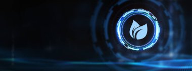 ESG Çevre Sosyal Yönetimi kavramı. Teknoloji, İnternet ve ağ konsepti 3D illüstrasyon