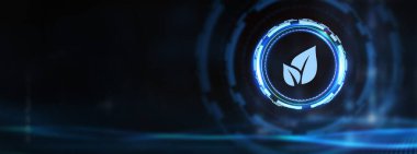 ESG Çevre Sosyal Yönetimi kavramı. Teknoloji, İnternet ve ağ konsepti 3D illüstrasyon