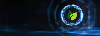 ESG Çevre Sosyal Yönetimi kavramı. Teknoloji, İnternet ve ağ konsepti 3D illüstrasyon