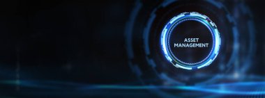 Mal varlığı yönetimi. İş, Teknoloji, İnternet ve Ağ Konsepti 3D illüstrasyon