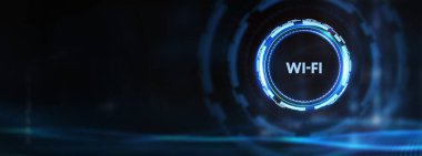 Küresel kablosuz internet teknolojisi kavramı. 3d illüstrasyon