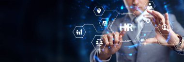 İş, Teknoloji, İnternet ve ağ konsepti. İnsan Kaynakları İK yönetim kavramı.