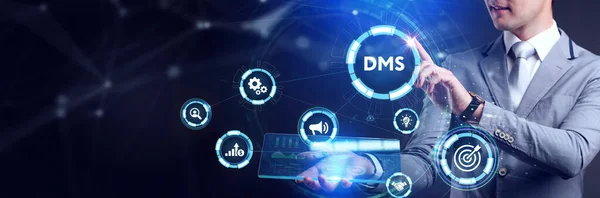 Dms 시스템 디지털 인터넷 네트워크 — 스톡 사진