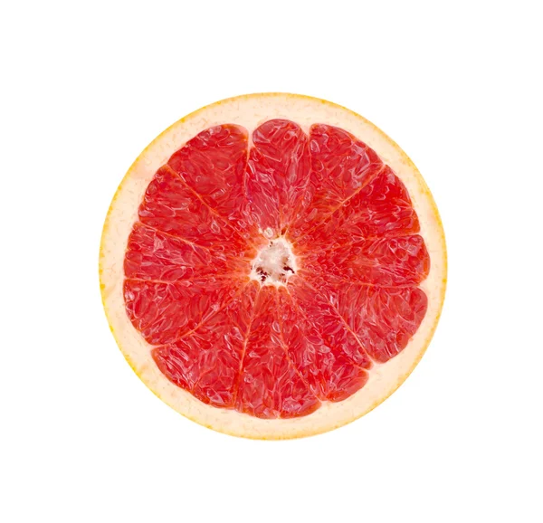 Rode grapefruit gedeelte — Stockfoto