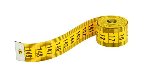 Yellow measuring — Stock Photo, Image