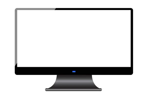 Computer screen — Stock Vector