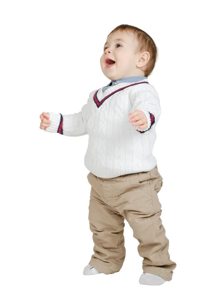 Hermoso niño alegre — Foto de Stock