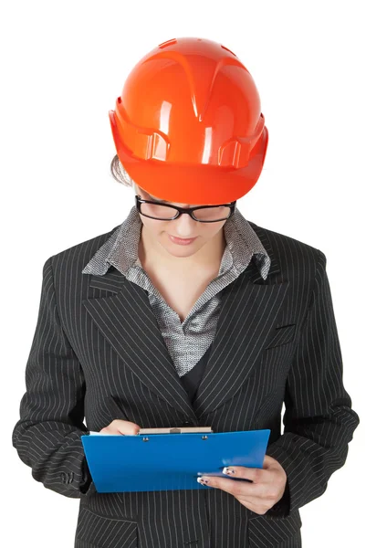 Female superintendent — Stock Photo, Image