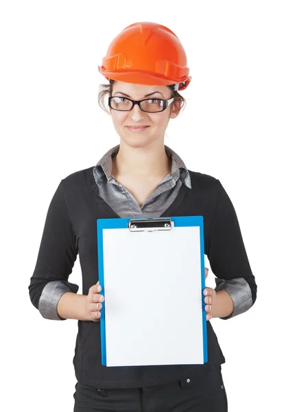 Woman foreman — Stock Photo, Image