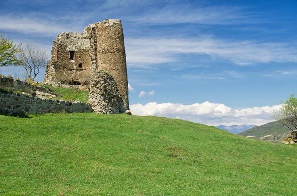 Ruins, lawn, meadow, fortress, travel — Stock Photo, Image