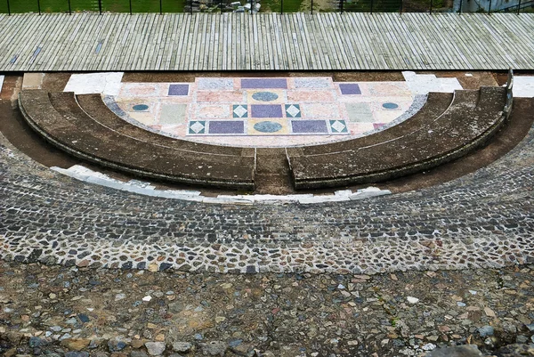 Oude romantheater van fourviere in lyon, Frankrijk Stockfoto