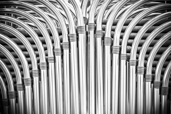 Pipes chairs abstract background — Stock Photo, Image
