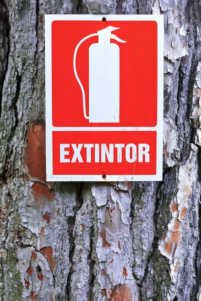 Extinguisher signal — Stock Photo, Image